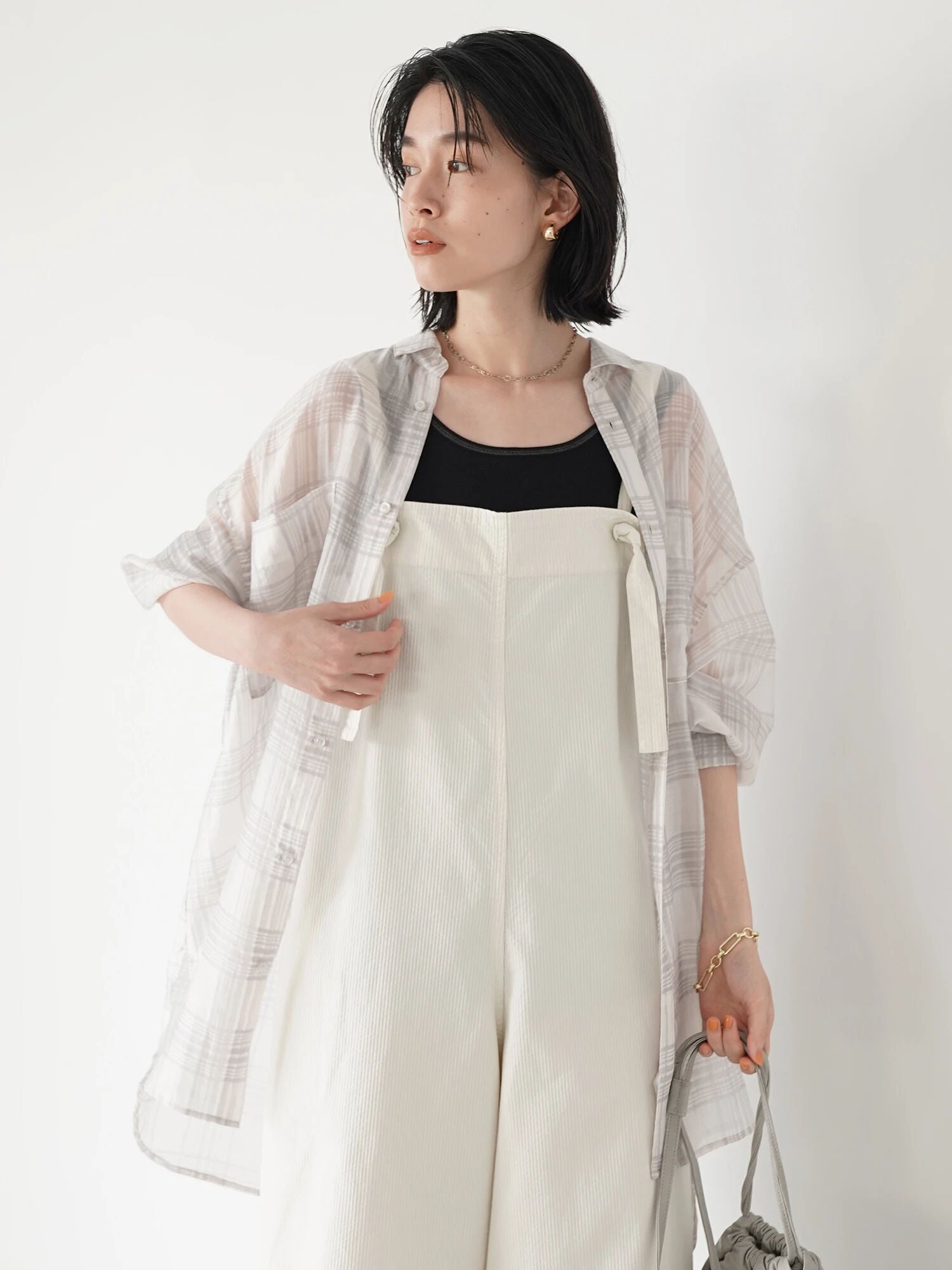 Amelia Sheer Loose Long Shirt