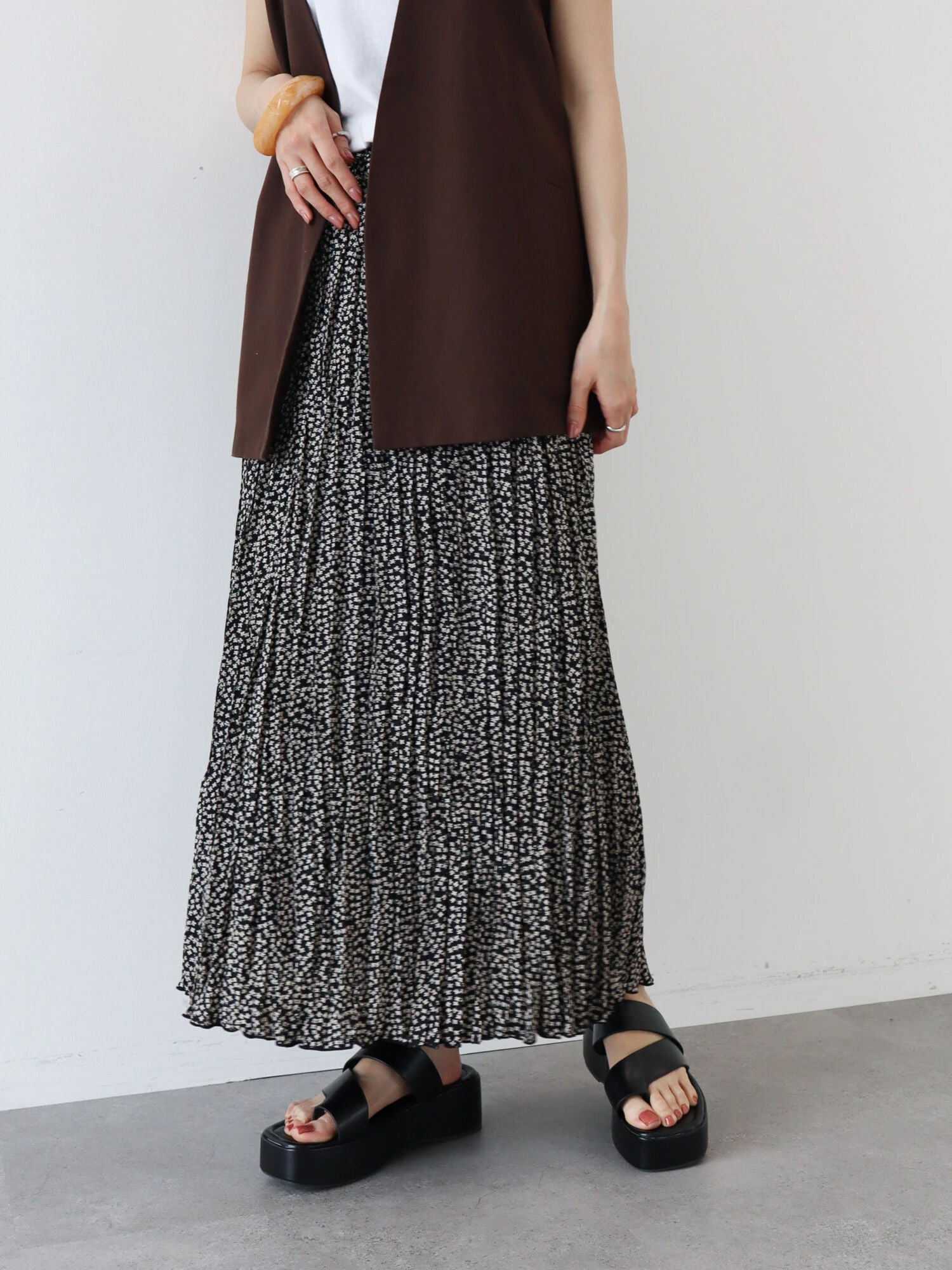 Abey Pleated Skirt