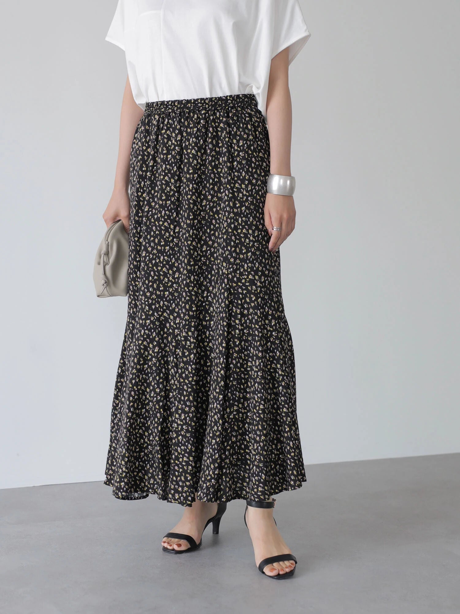 Luna Flower Tiered Skirt