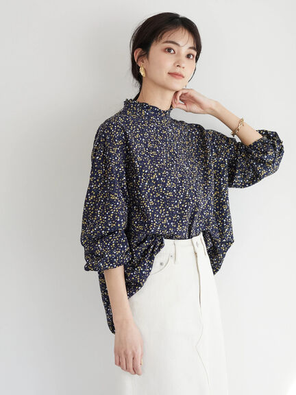 Viti Collar Frilled Blouse