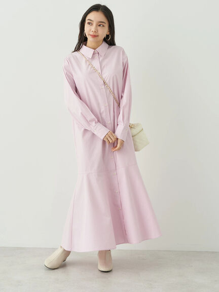 Shirt Dress Ningyo Mermaid Shirt Dress by Bobo Tokyo