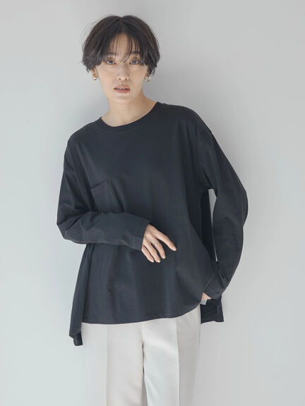 Adsila Back Flared Cut Pullover