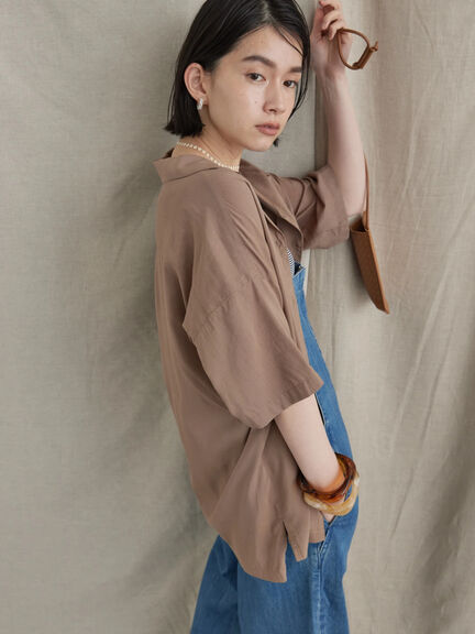 Placa Open collar shirt