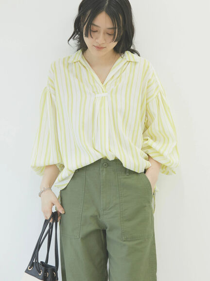 Teni Skipper Gathered Shirt