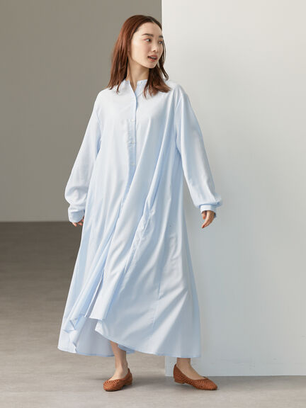 Varda Flare Line Shirt Dress