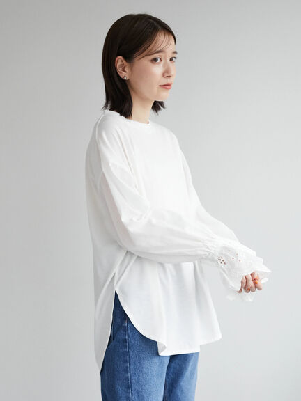 Shina Sleeve Lace Pullover