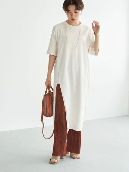 Slit Dress Nishio Slit Cut Dress