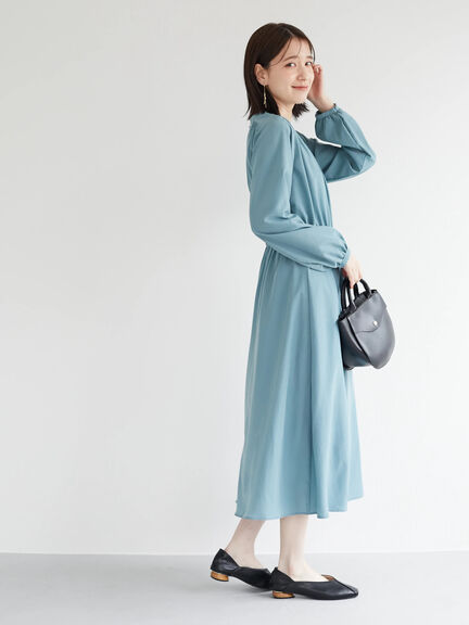 Shida 2WAY Satin Dress