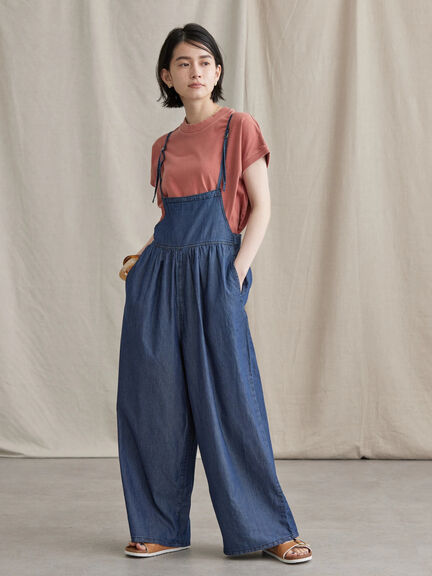 Celana Overall Helder Wide Salopette Pants