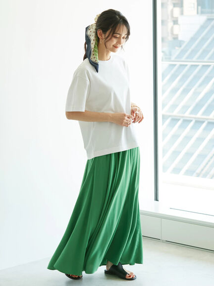 Hibiki Gathered Flare Skirt