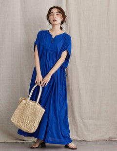 Baju Dress Panjang Ponza French Sleeve Dress Bobo Tokyo