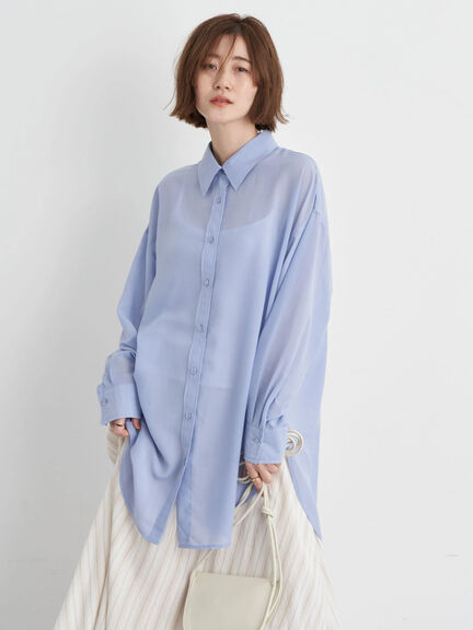 Kemeja Wanita Oversize Helios Short Sleeve Shirt