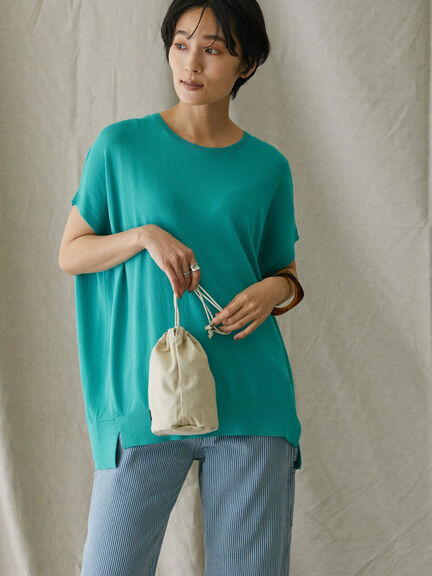 Blouse rajut Acha Loose Sleeve Knit Pullover