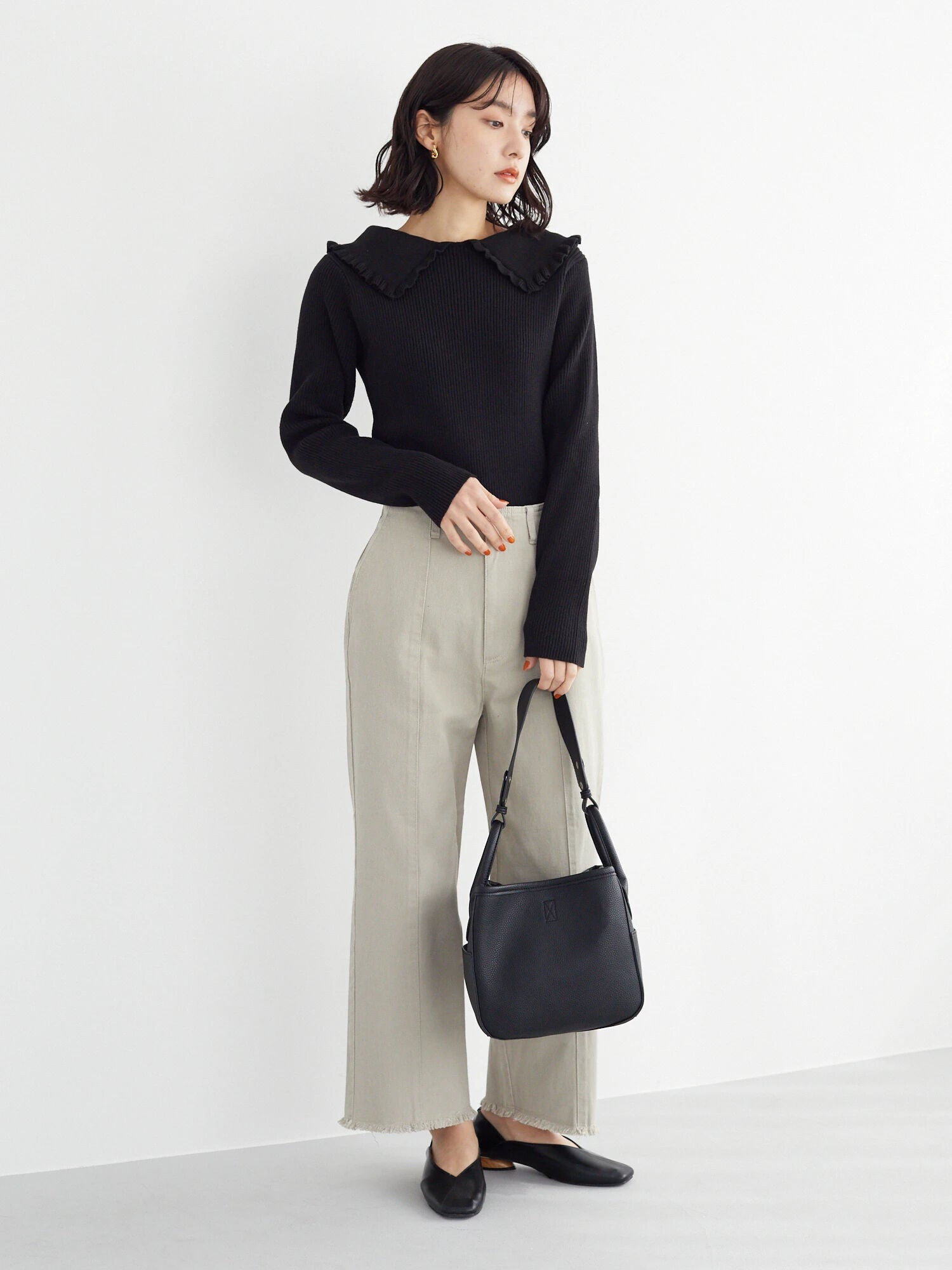 Asahi Frayed Hem Pants