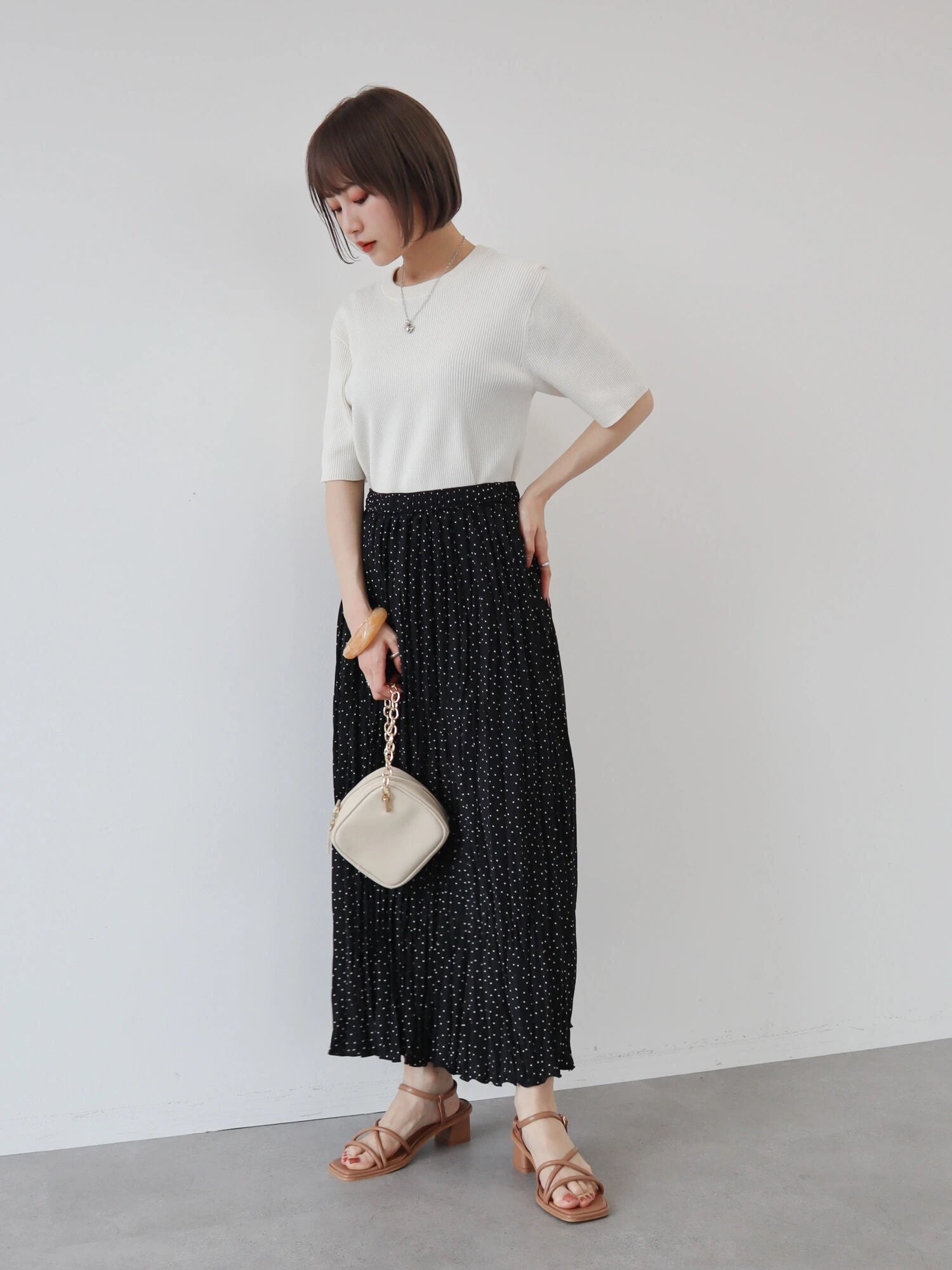 Abey Pleated Skirt