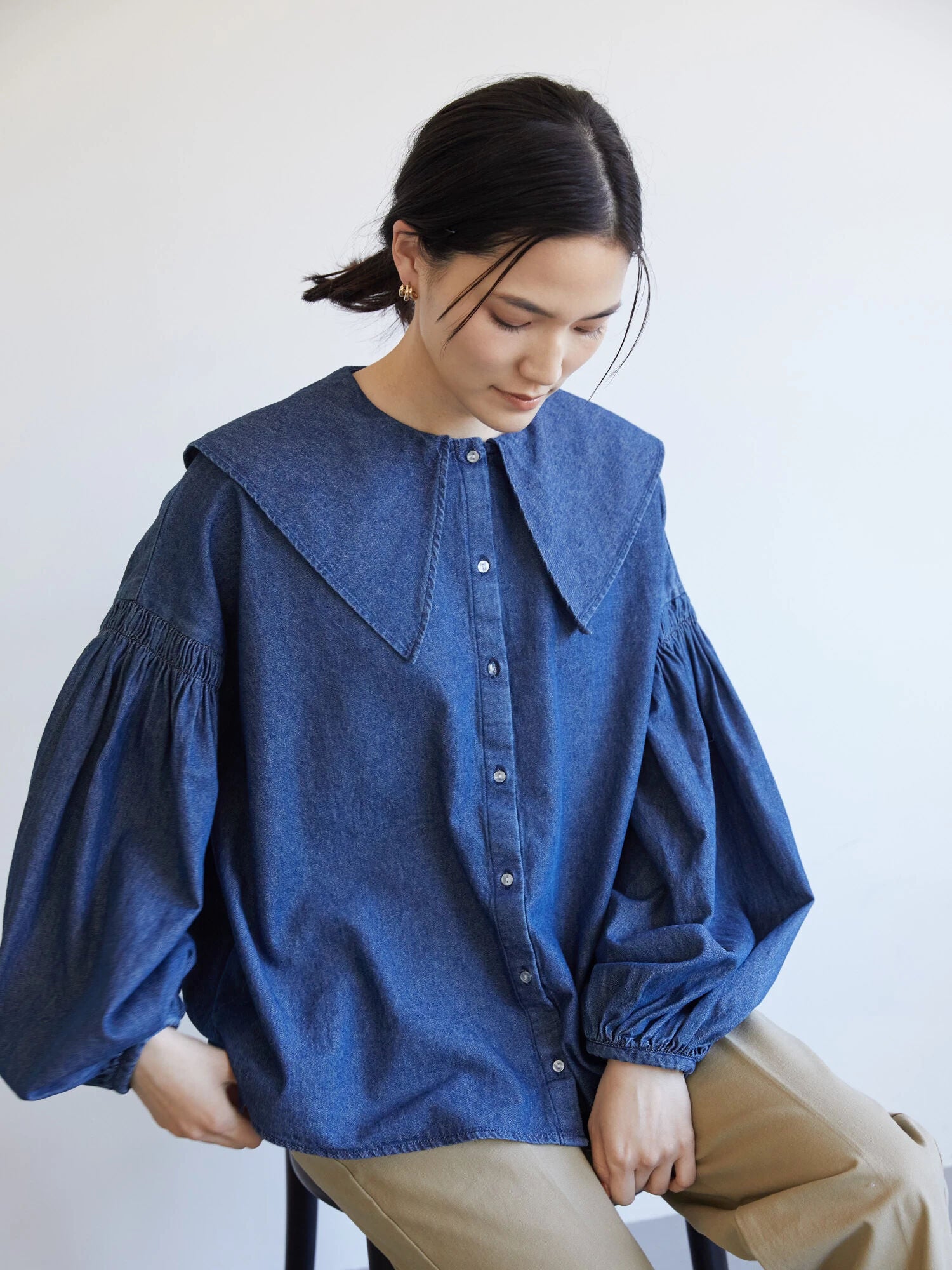 Zwetta Denim Blouse