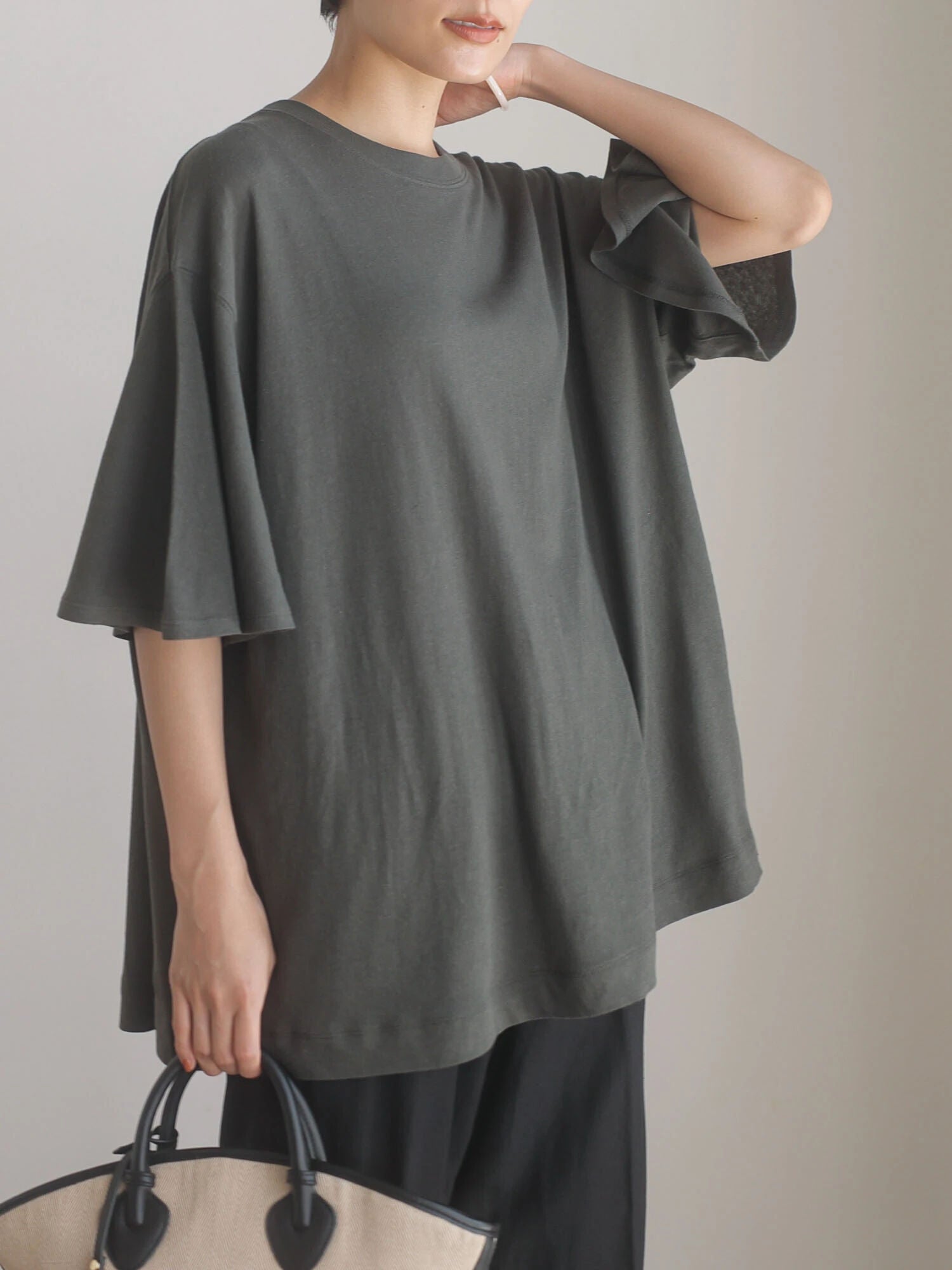 Vera Linen Oversized T-shirt