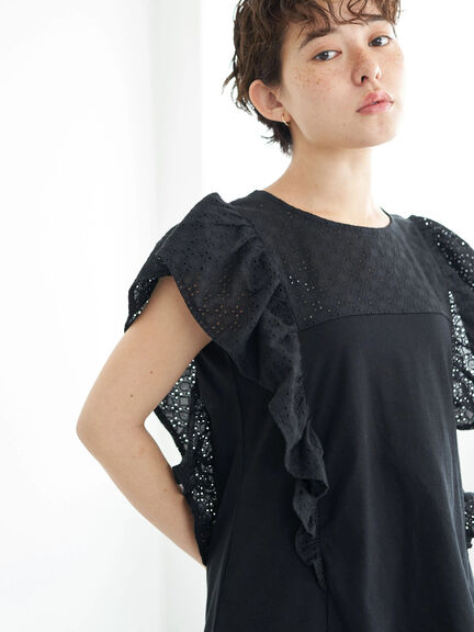 Dune Sleeve Lace Pullover