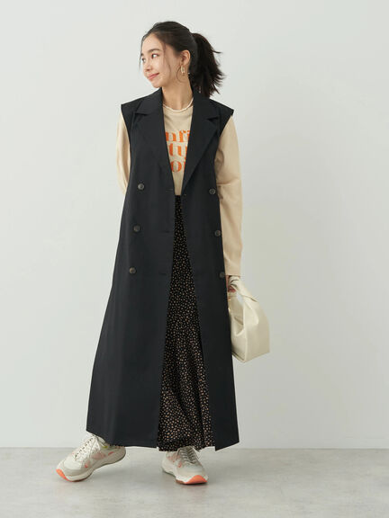 Vest Coat Ereganto 2WAY Vest Coat by Bobo Tokyo