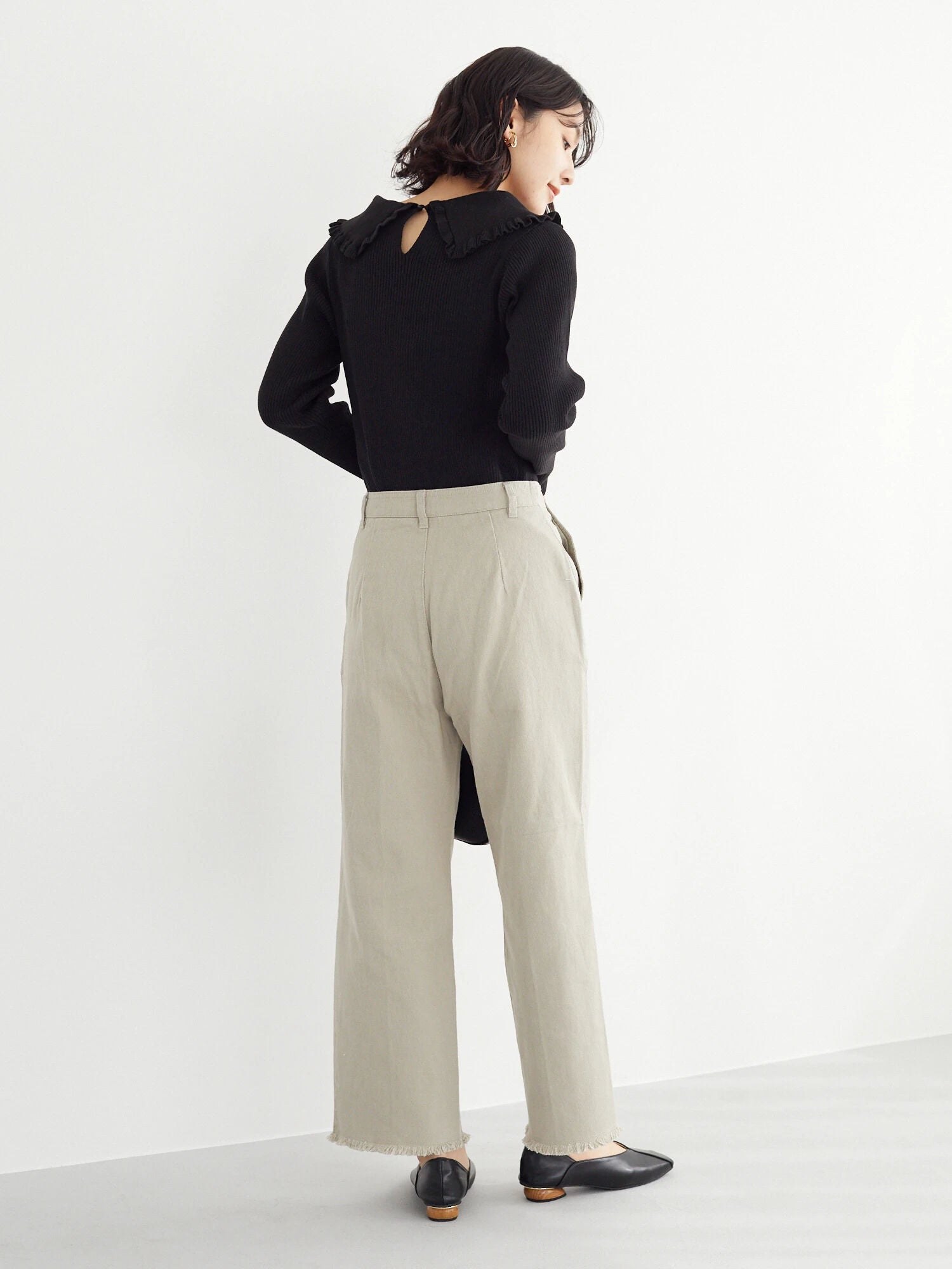 Asahi Frayed Hem Pants