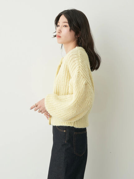 Como Short Knit Cardigan