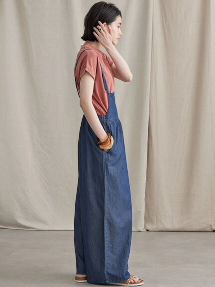 Celana Overall Helder Wide Salopette Pants