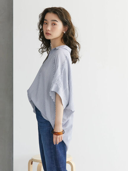 Blouse Berkerah Colmar Skipper Back Tusk Blouse