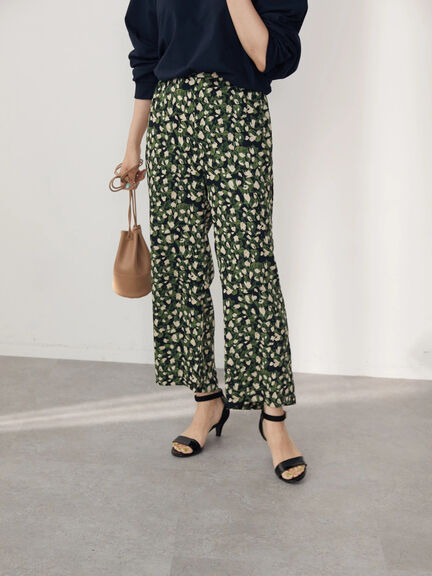 Tamiko Motif Pattern Print Pants