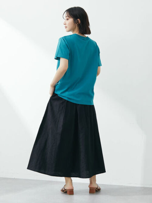 Nanami Indian Cotton Jacquard Long Skirt