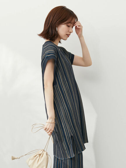 Saka Jacquard knit Stripe Tunic