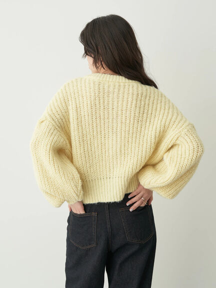 Como Short Knit Cardigan