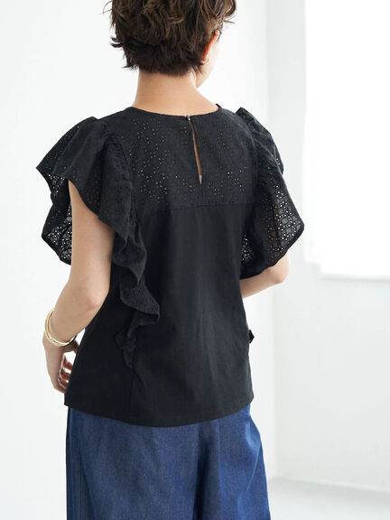 Dune Sleeve Lace Pullover