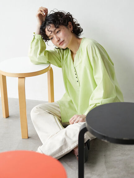 Asagao Gathered Shirt