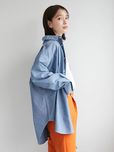 Zemira Chambray Overshirt