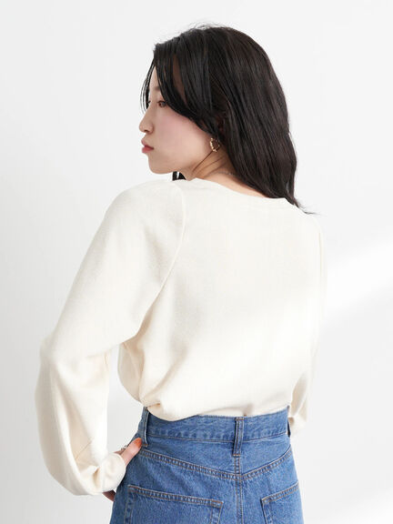 Monisha Sleeve Volume Pullover