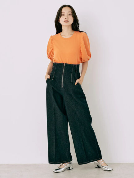 Wide Leg Jeans Wanita Kazanami Jeans