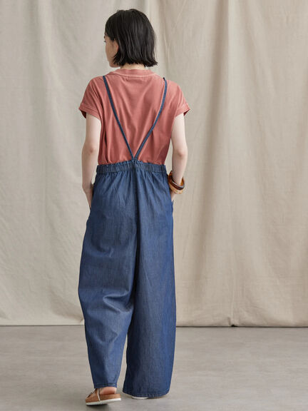 Celana Overall Helder Wide Salopette Pants