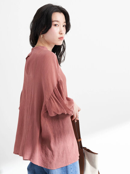 Yoryu High Neck Blouse