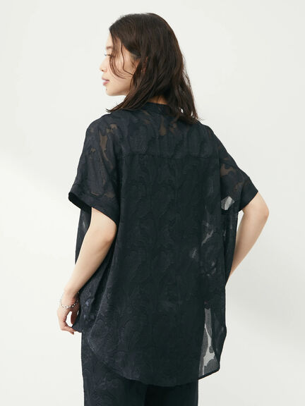 Delaco Sheer Jacquard Shirt