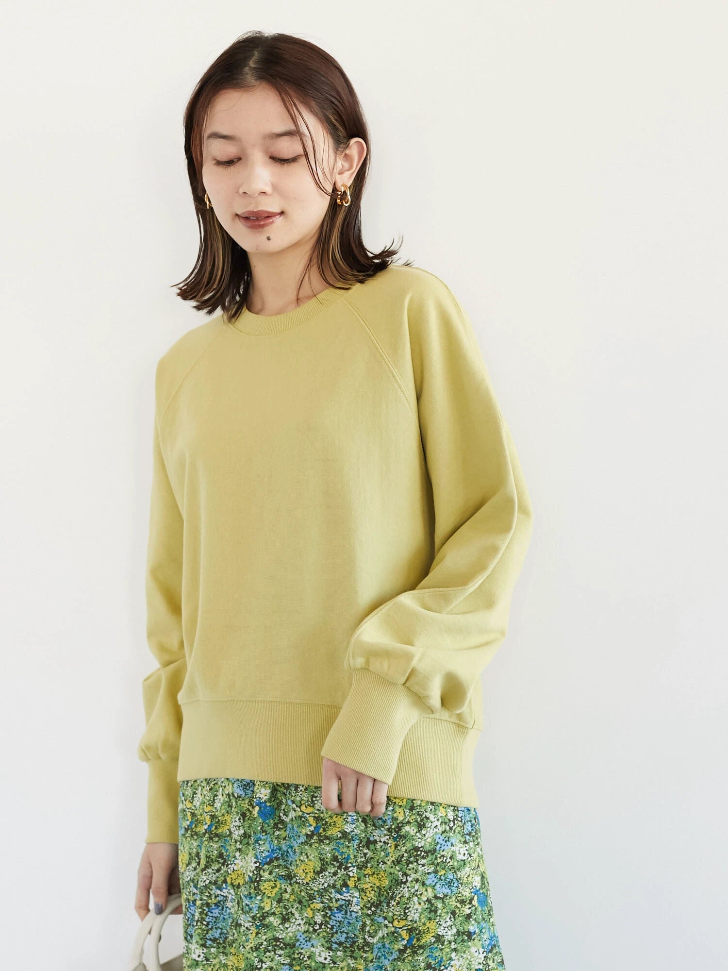 Chou Raglan Short Length Fleece Pullover