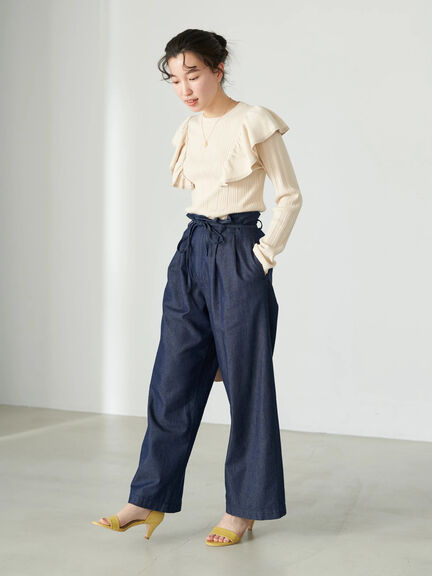 Doreen Denim Paperback Pants