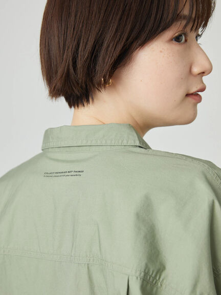 Miyu Back Logo W Pocket Shirt