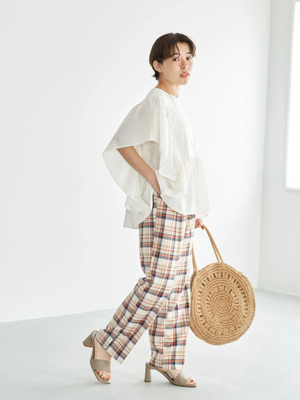 Celana Kulot Kotak-kotak - Zoeter Check Wide Pants