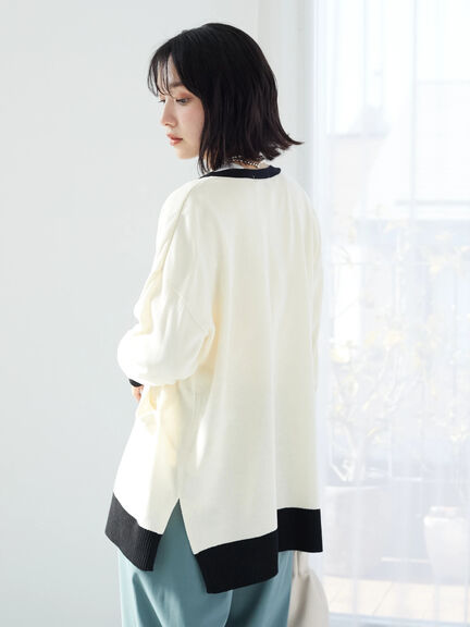 Saika Bicolor Cardigan