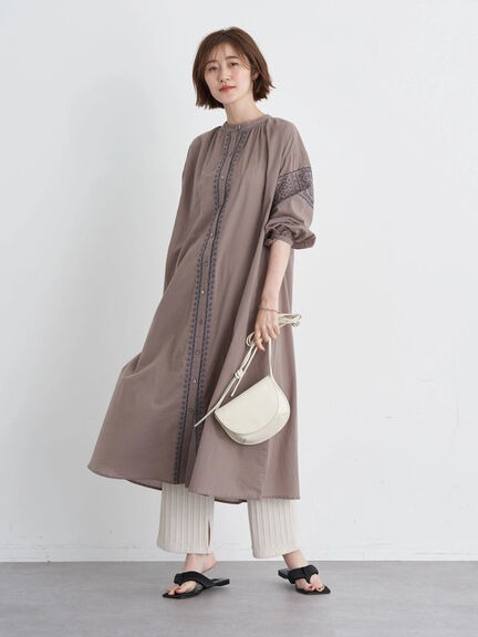 shirt dress Tsuga Cross Stich Dress