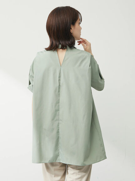 Vincente Front pintuck tunic