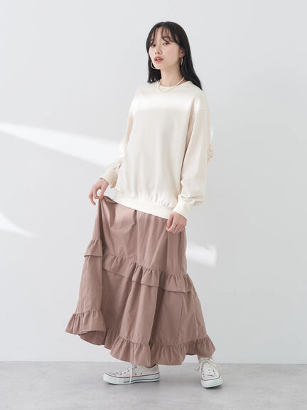 Satsuko Ruffle Sleeve Pullover