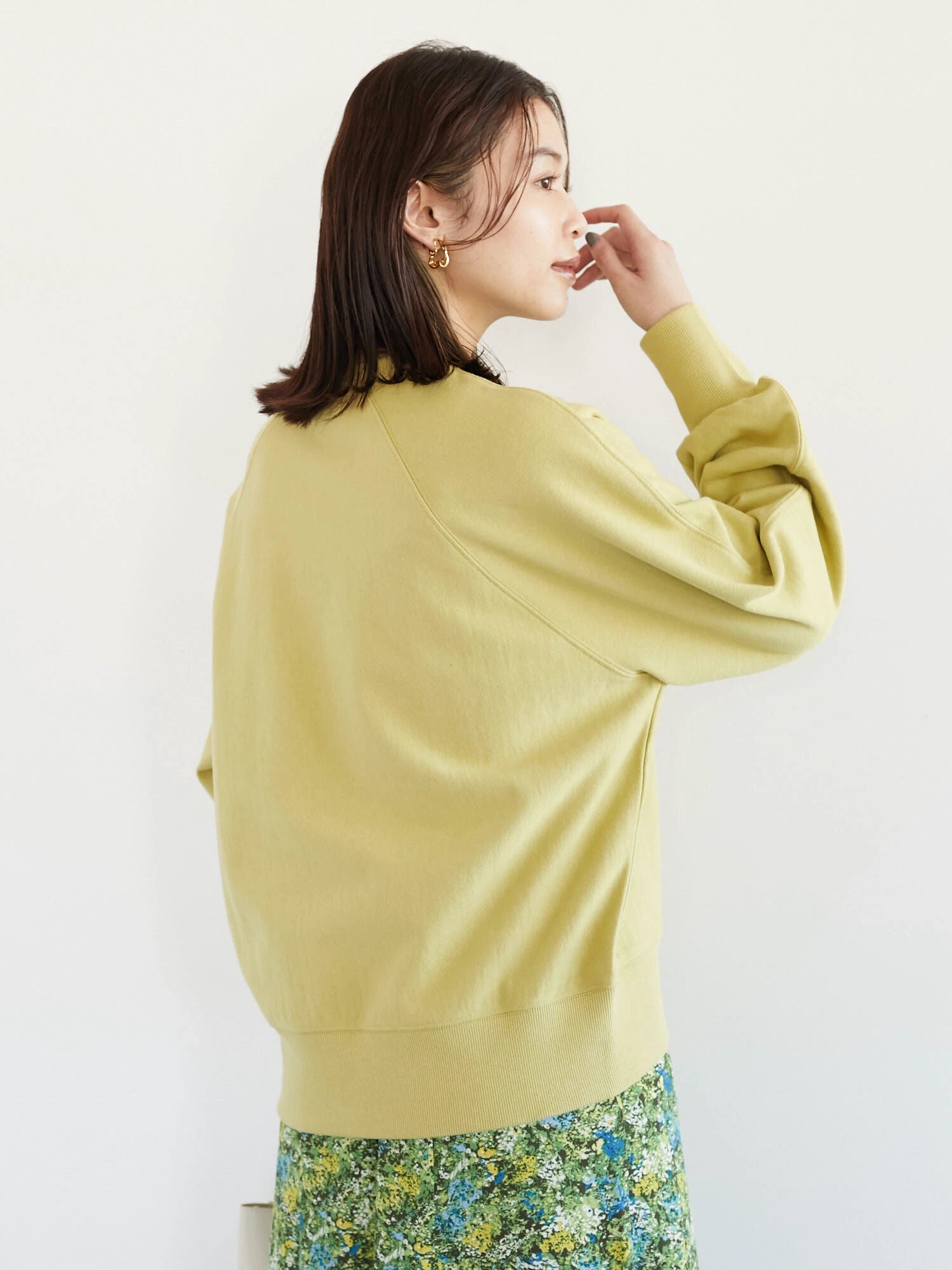 Chou Raglan Short Length Fleece Pullover