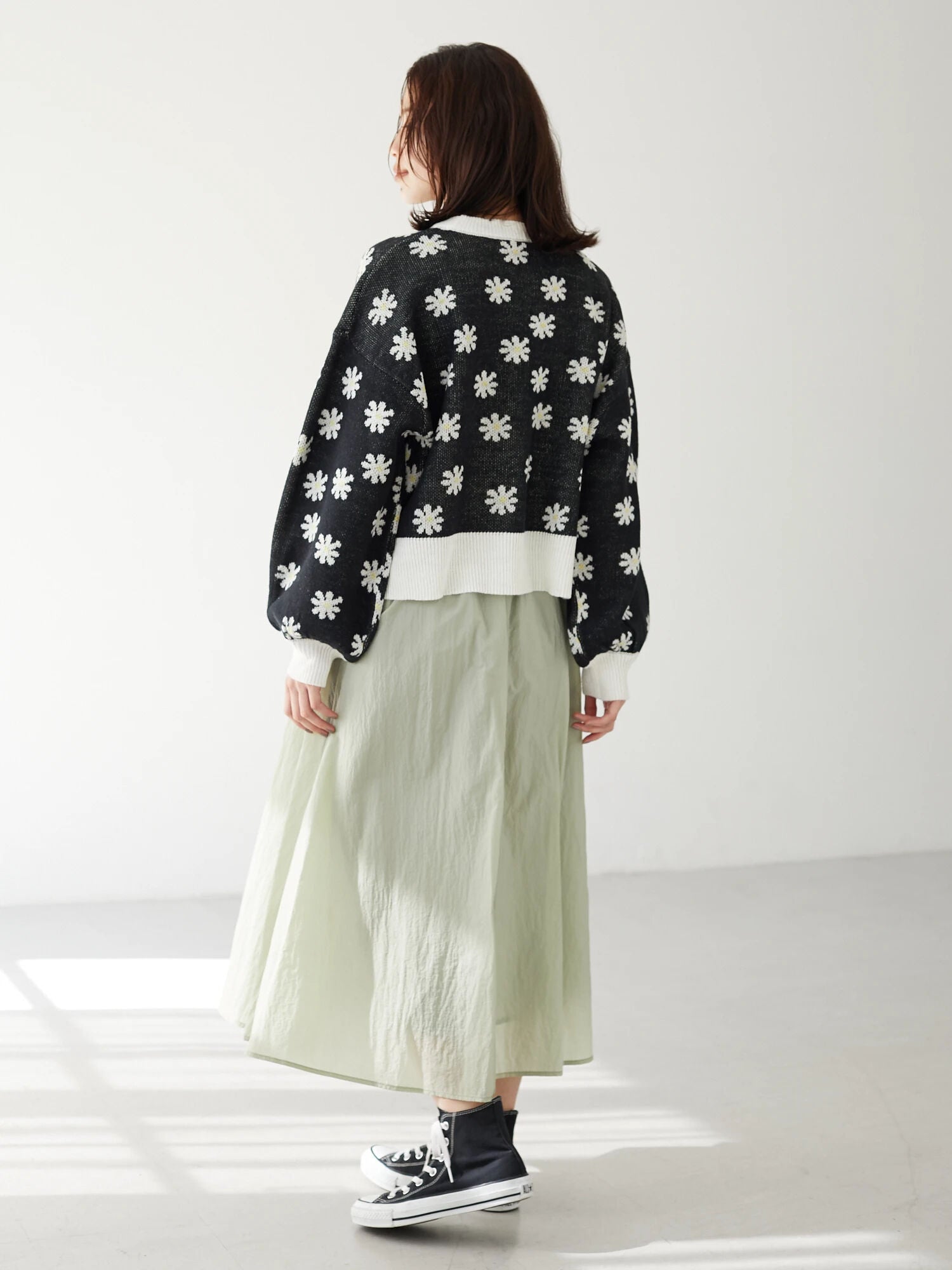 Kyoji Nylon Skirt