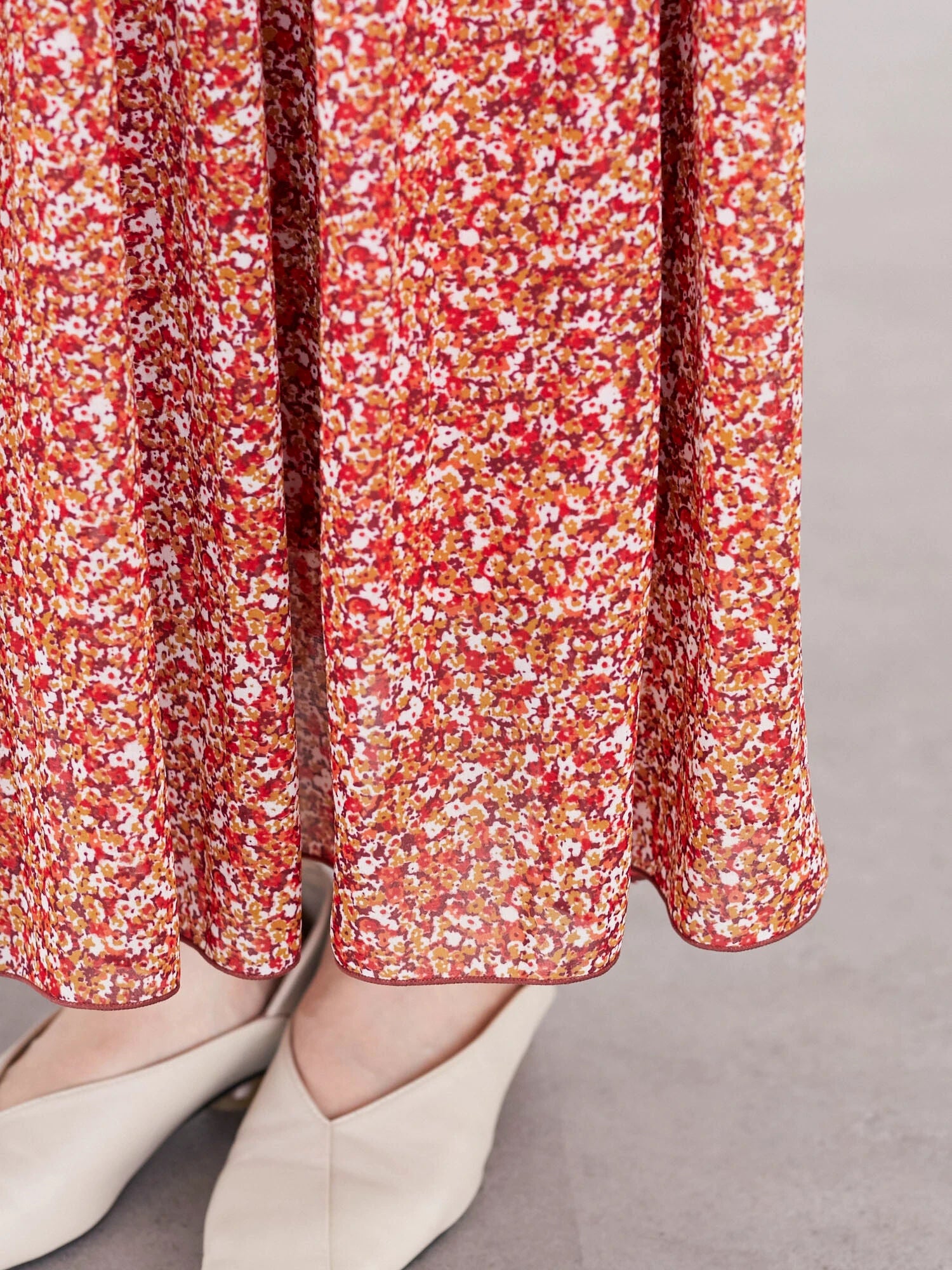 Artemis Floral Pleated Skirt